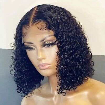 human hair deep wave lace wig